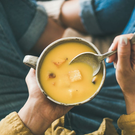 bone broth pumpkin soup