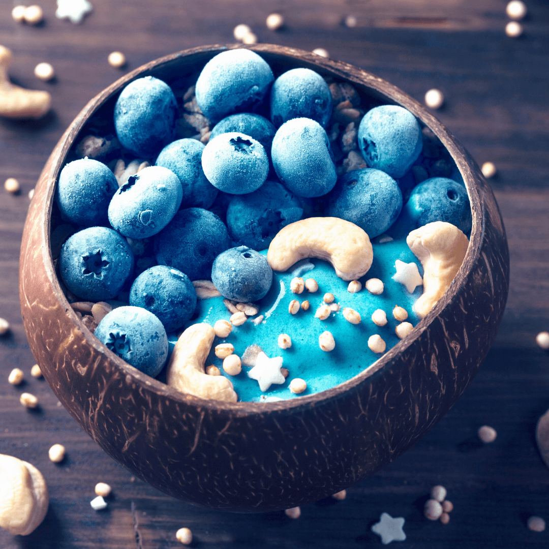 mermaid blue collagen powder smoothie bowl recipe