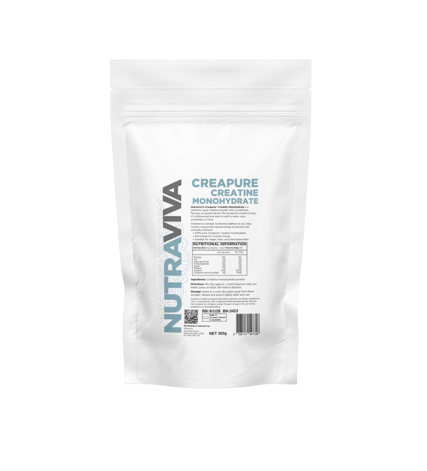 Creapure® Creatine Monohydrate 300g