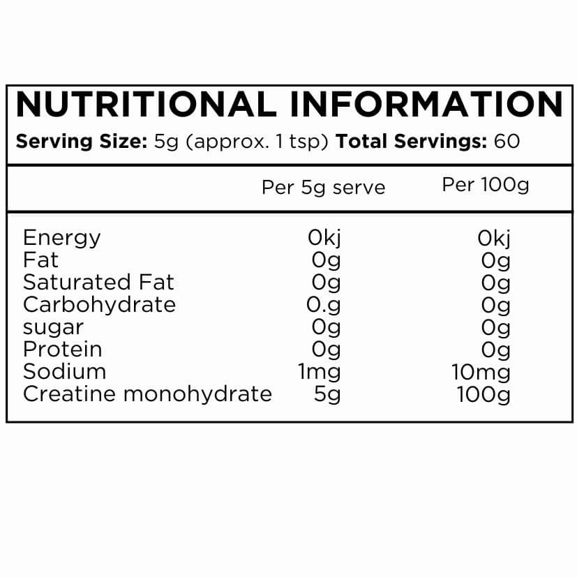 Creapure® Creatine Monohydrate 300g