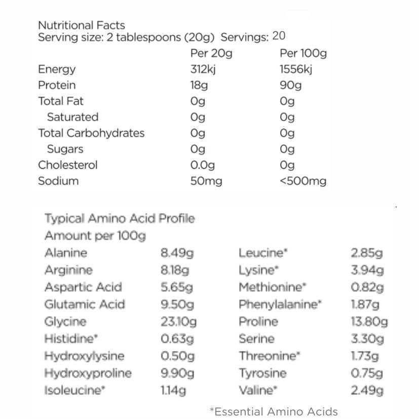 Performance Collagen 400g - HASTA Certified