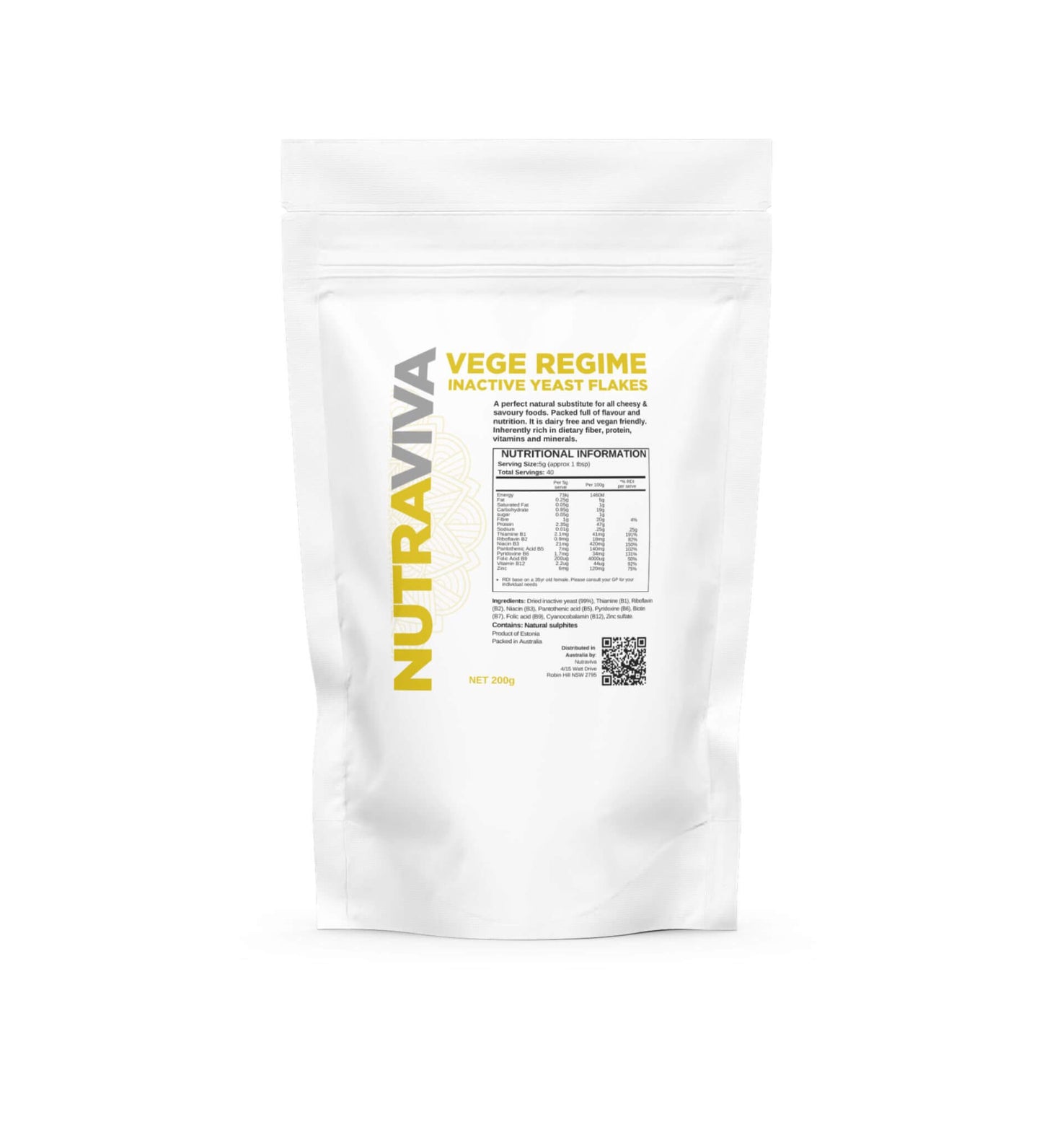 Vege Regime Inactive Yeast Flakes 500g