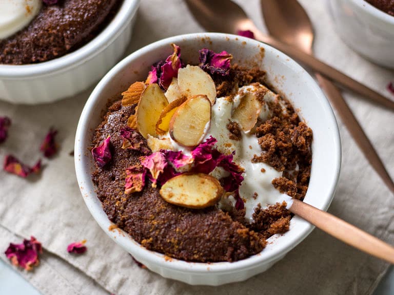 Almond Chocolate Collagen Mug Cake