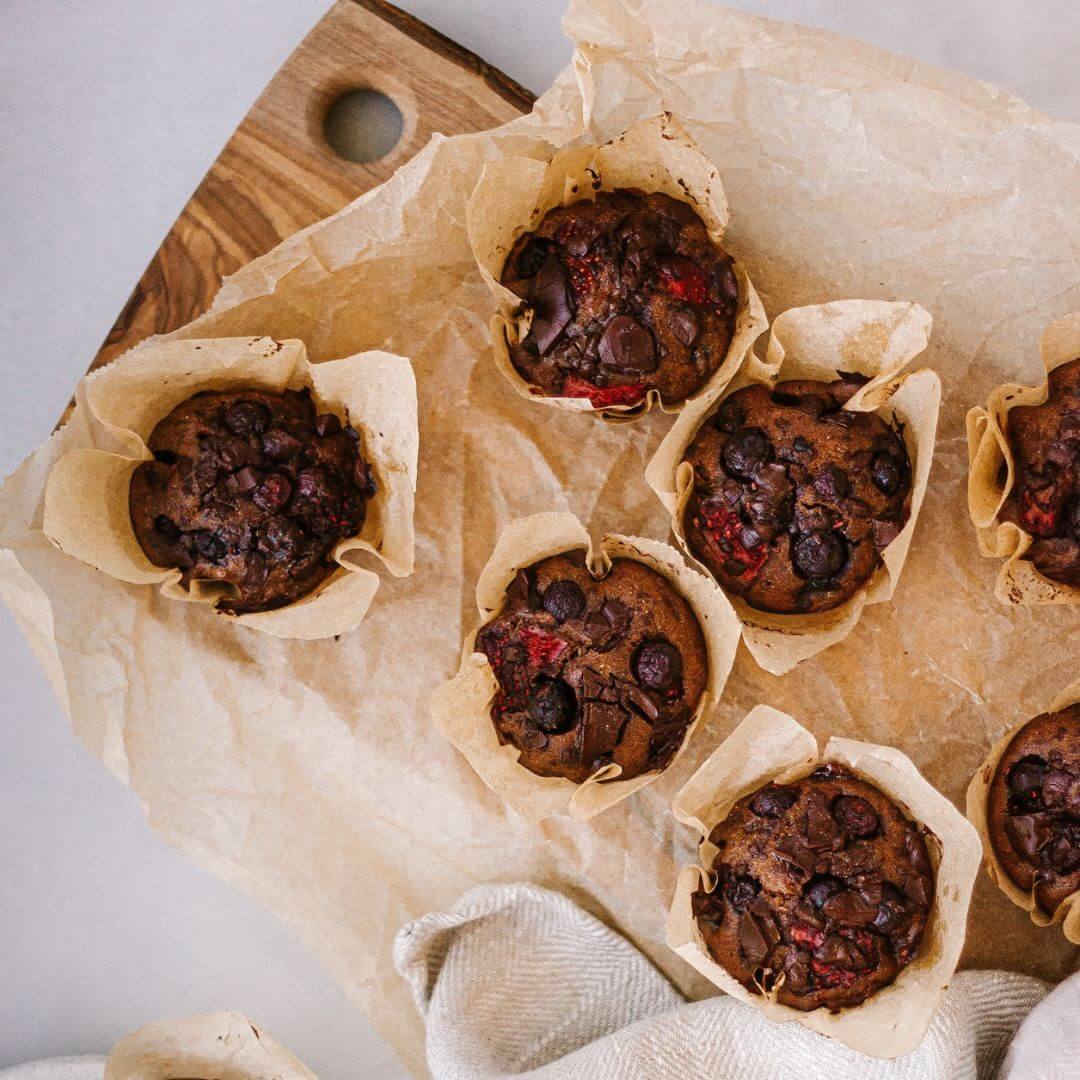 black forest collagen muffins