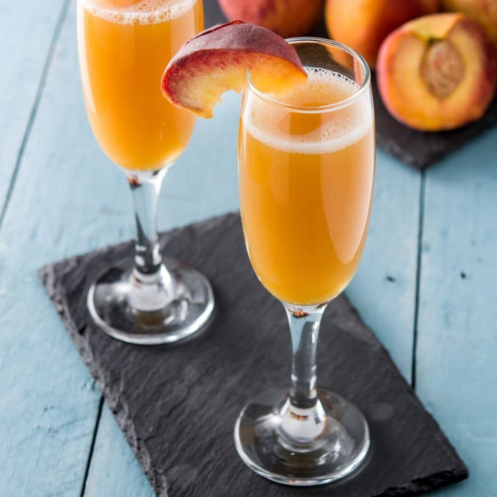 Collagen Boosted Baby Bellini Mocktail