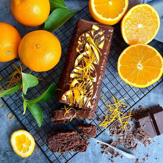 Flourless Collagen Chocolate and Orange Cake