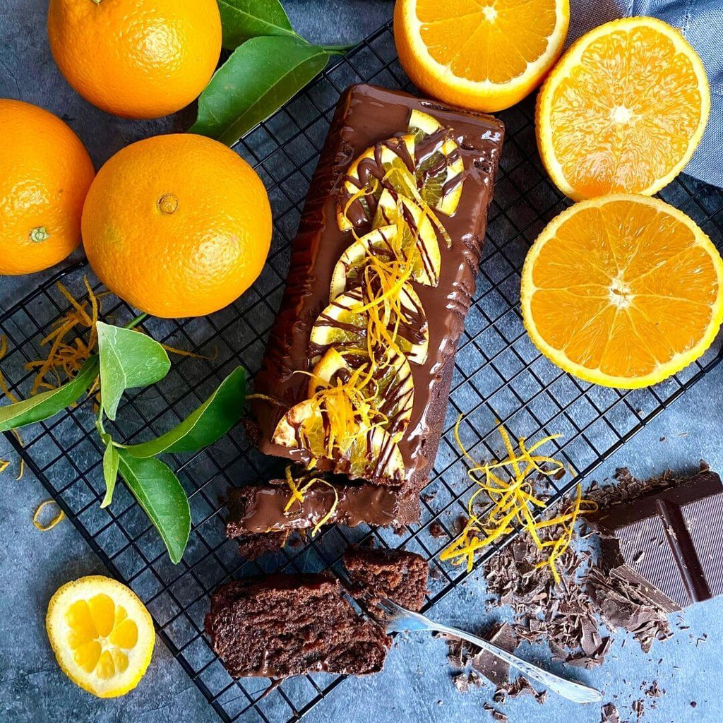 Flourless Collagen Chocolate and Orange Cake