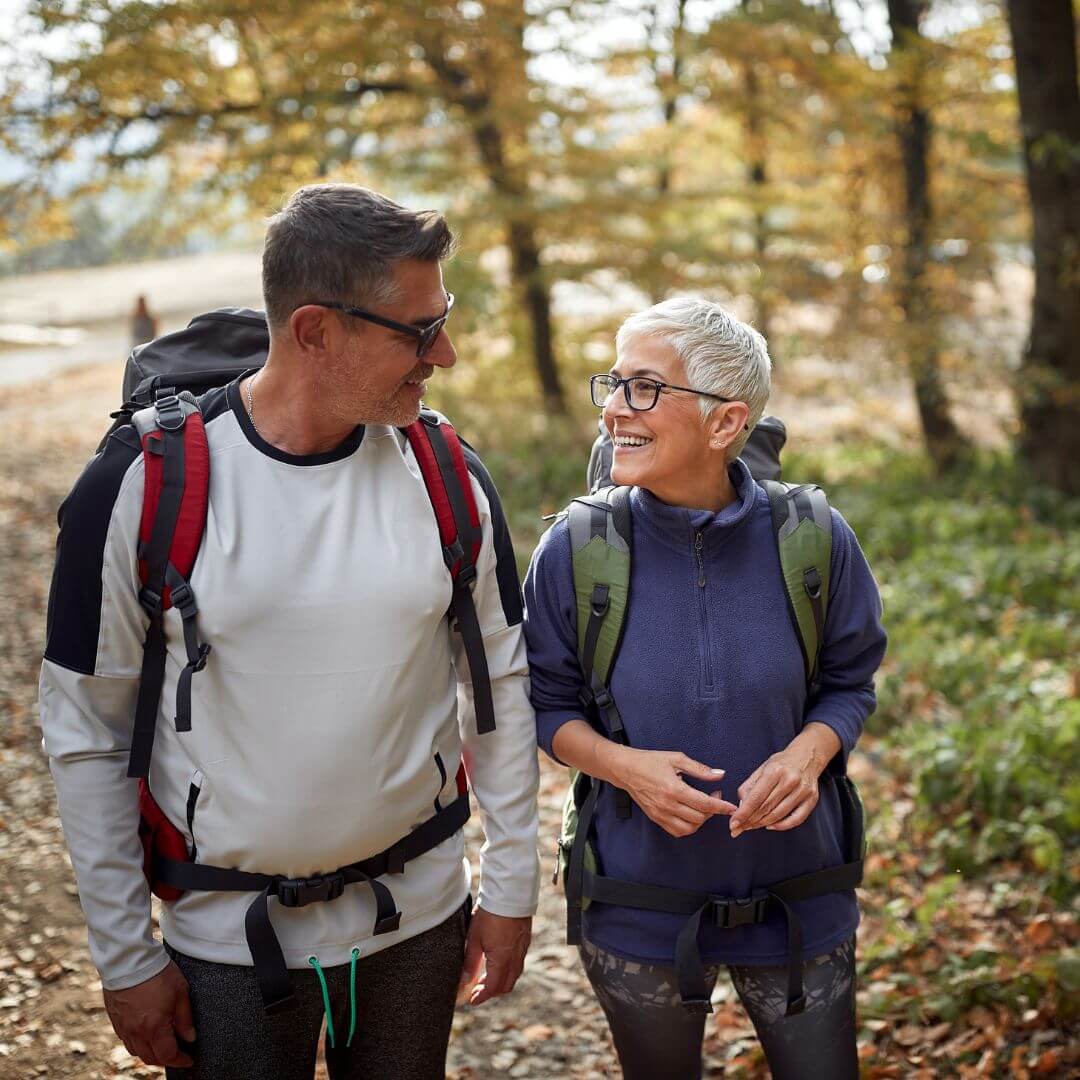 couple hiking