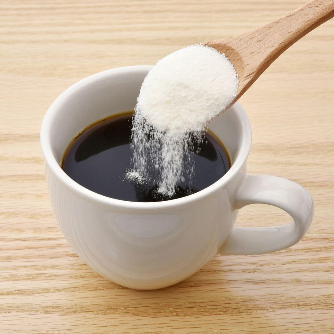collagen powder in coffee