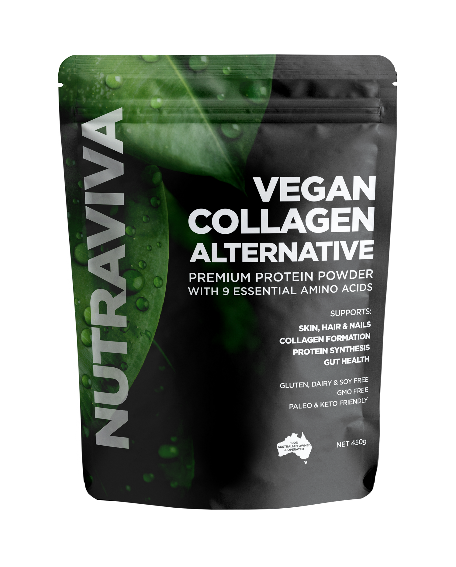vegan collagen alternative premium protein powder