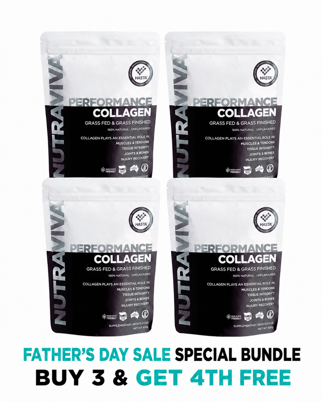 Father's Day Performance Collagen Bundle - Buy 3 Get 1 Free