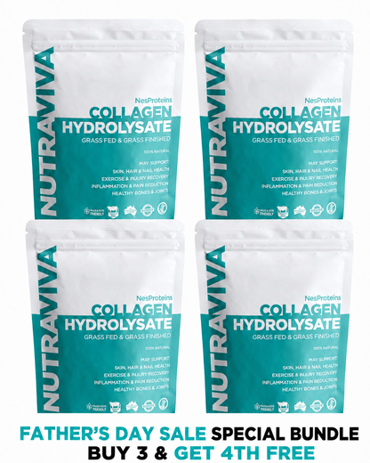 Father's Day Collagen Hydrolysate 450g Bundle - Buy 3 Get 1 Free