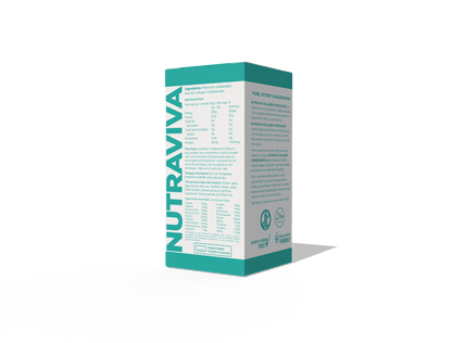 collagen powder sachet box side 3