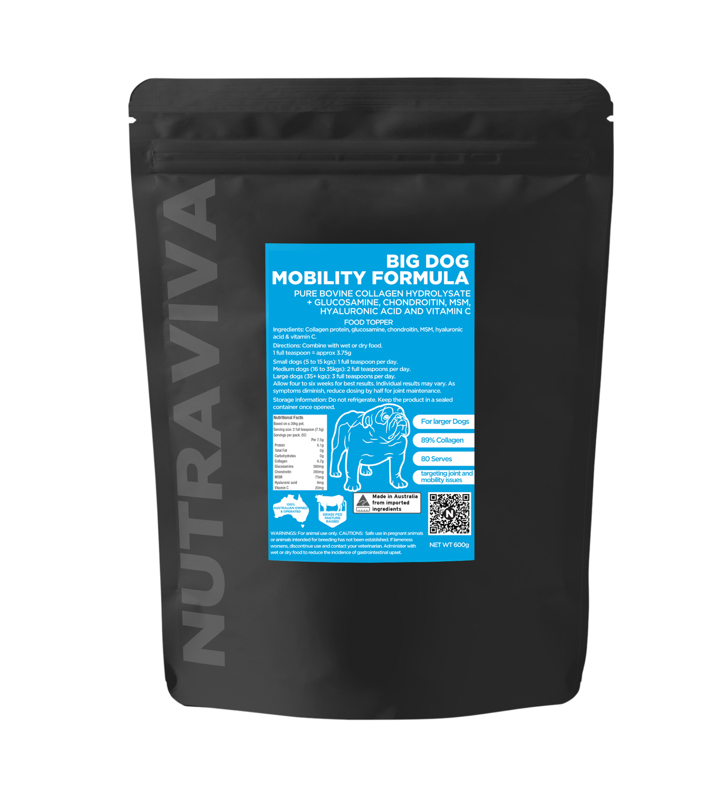 Black Label Big Dog Advanced Mobility Formula 600g