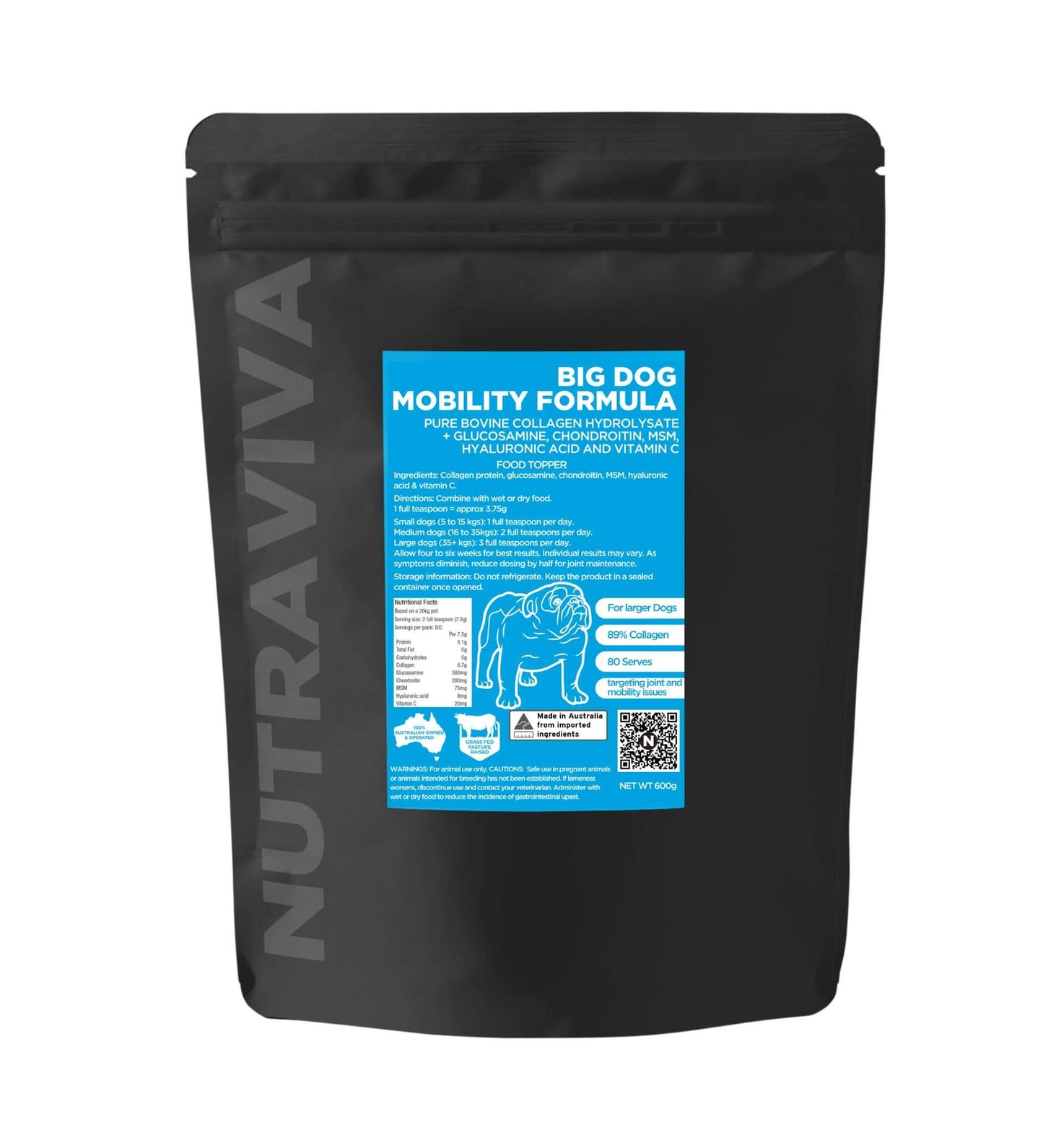 600g big dog collagen powder pack